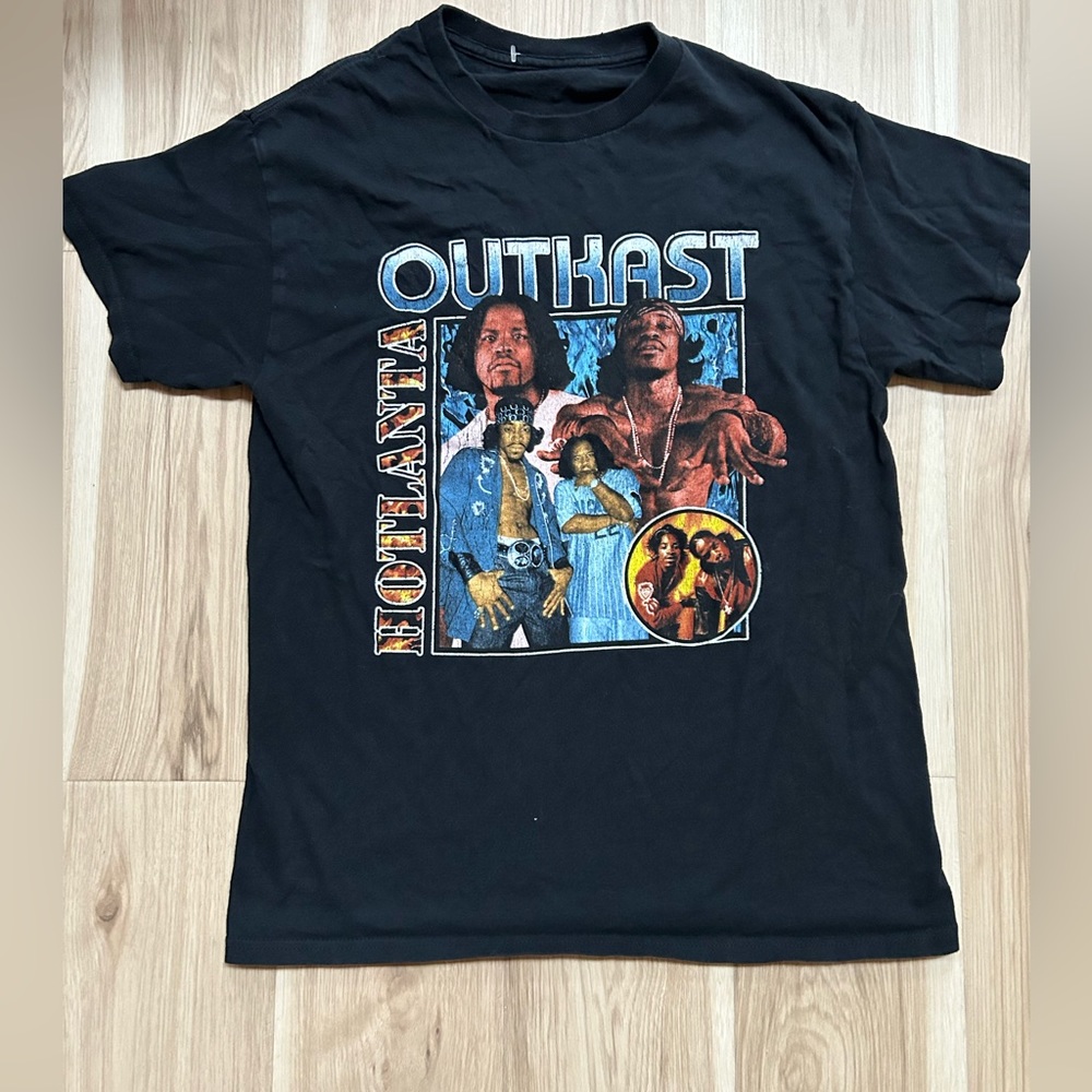 OutKast Black Graphic Short Sleeve T-Shirt Adult Size M